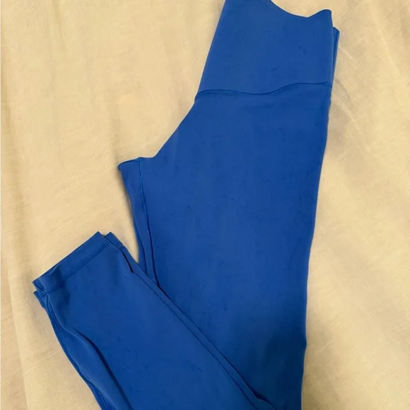 Aerie Vibrant Blue High-Waisted Leggings - Picture 1 of 4